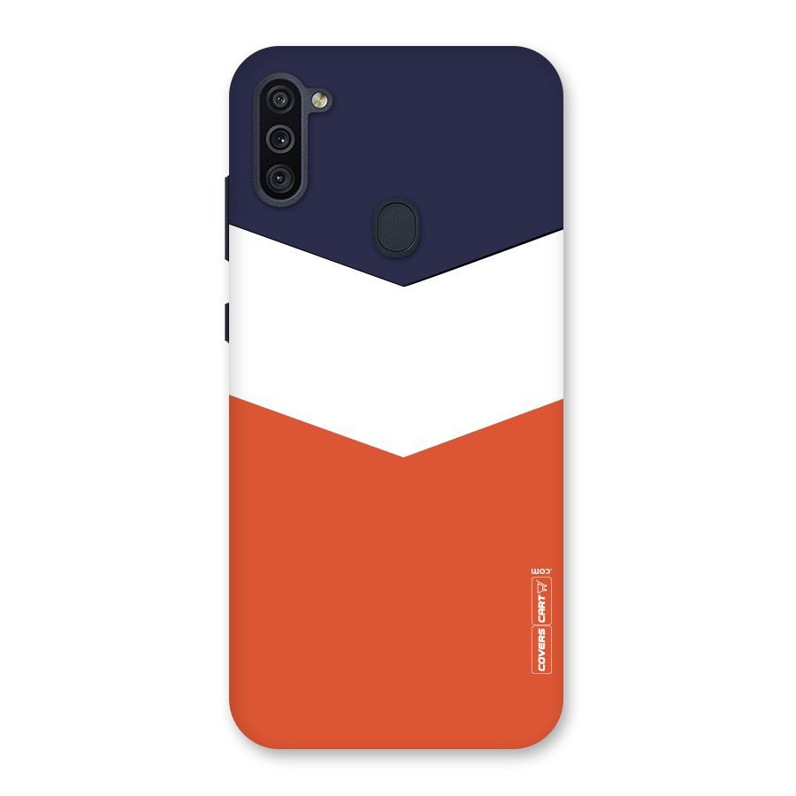 Three Colour Pattern Back Case for Galaxy M11