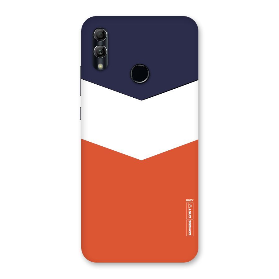 Three Colour Pattern Back Case for Honor 10 Lite
