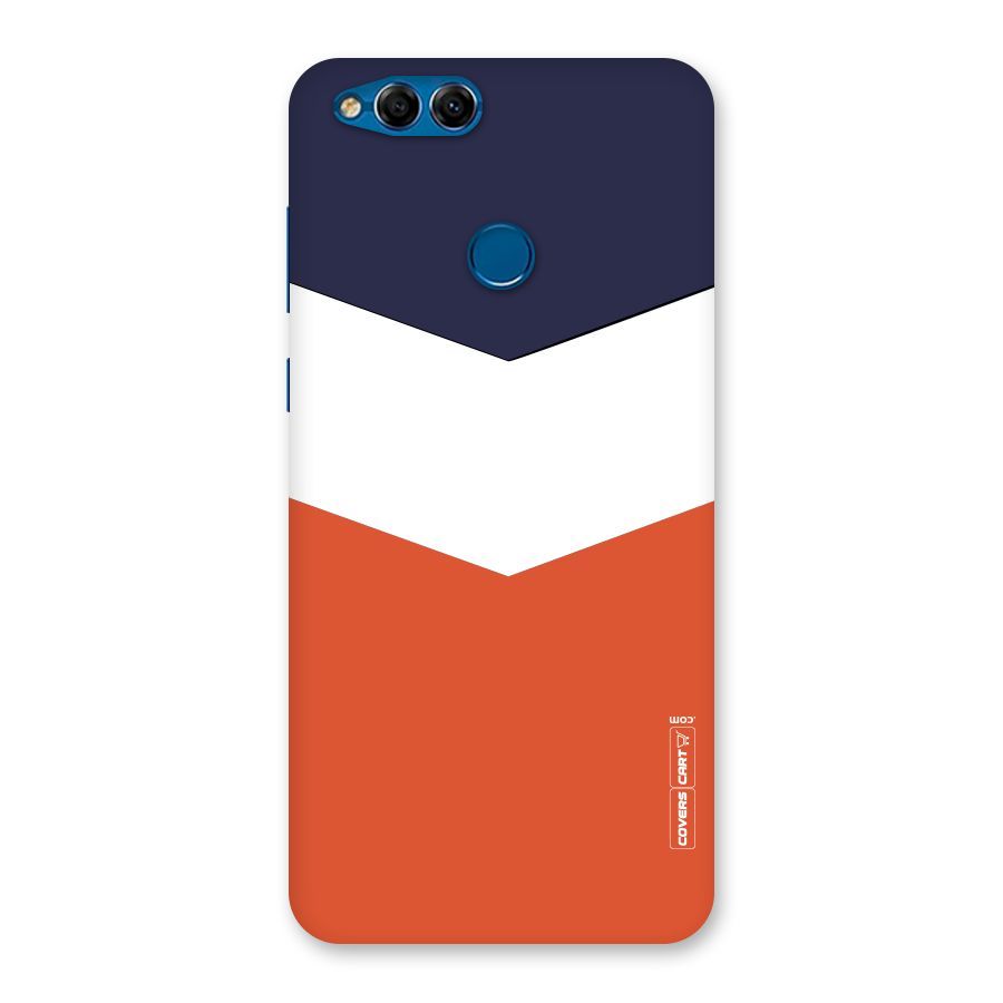 Three Colour Pattern Back Case for Honor 7X