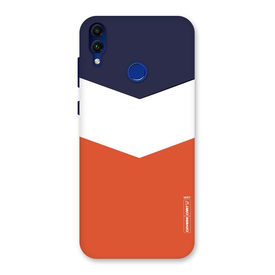 Three Colour Pattern Back Case for Honor 8C