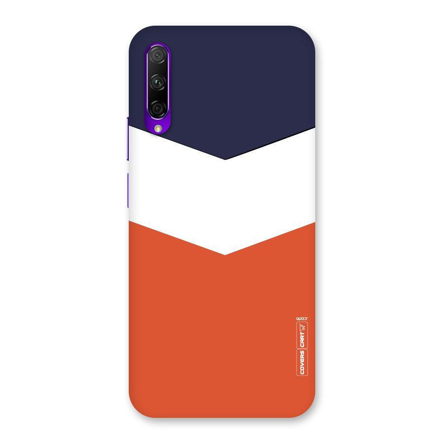 Three Colour Pattern Back Case for Honor 9X Pro
