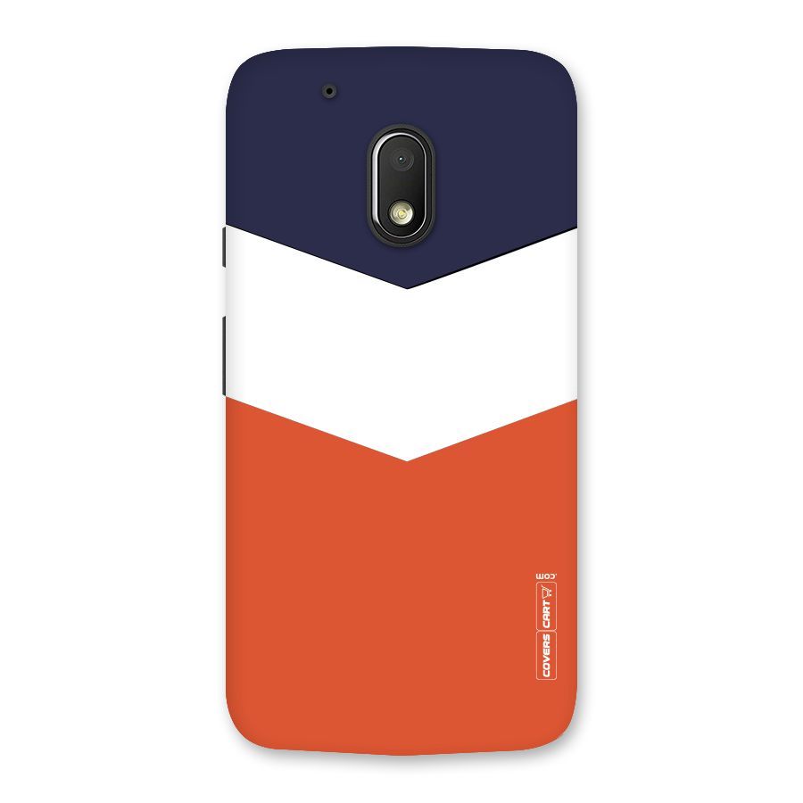 Three Colour Pattern Back Case for Moto G4 Play
