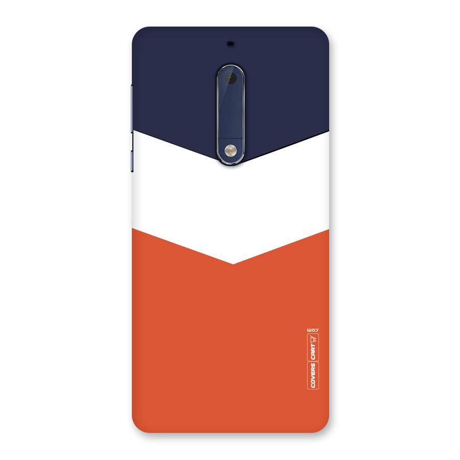 Three Colour Pattern Back Case for Nokia 5