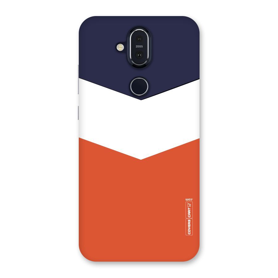 Three Colour Pattern Back Case for Nokia 8.1