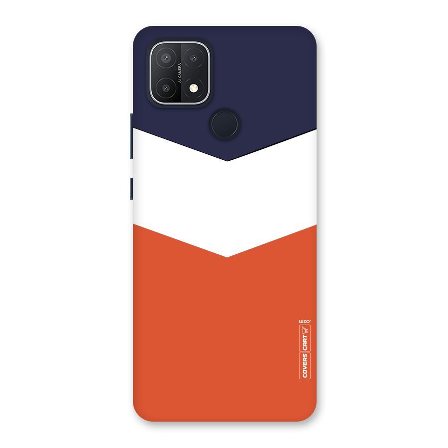 Three Colour Pattern Back Case for Oppo A15