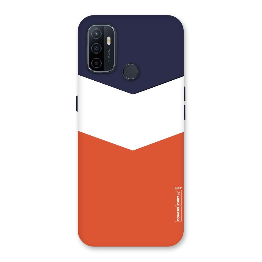 Three Colour Pattern Back Case for Oppo A32