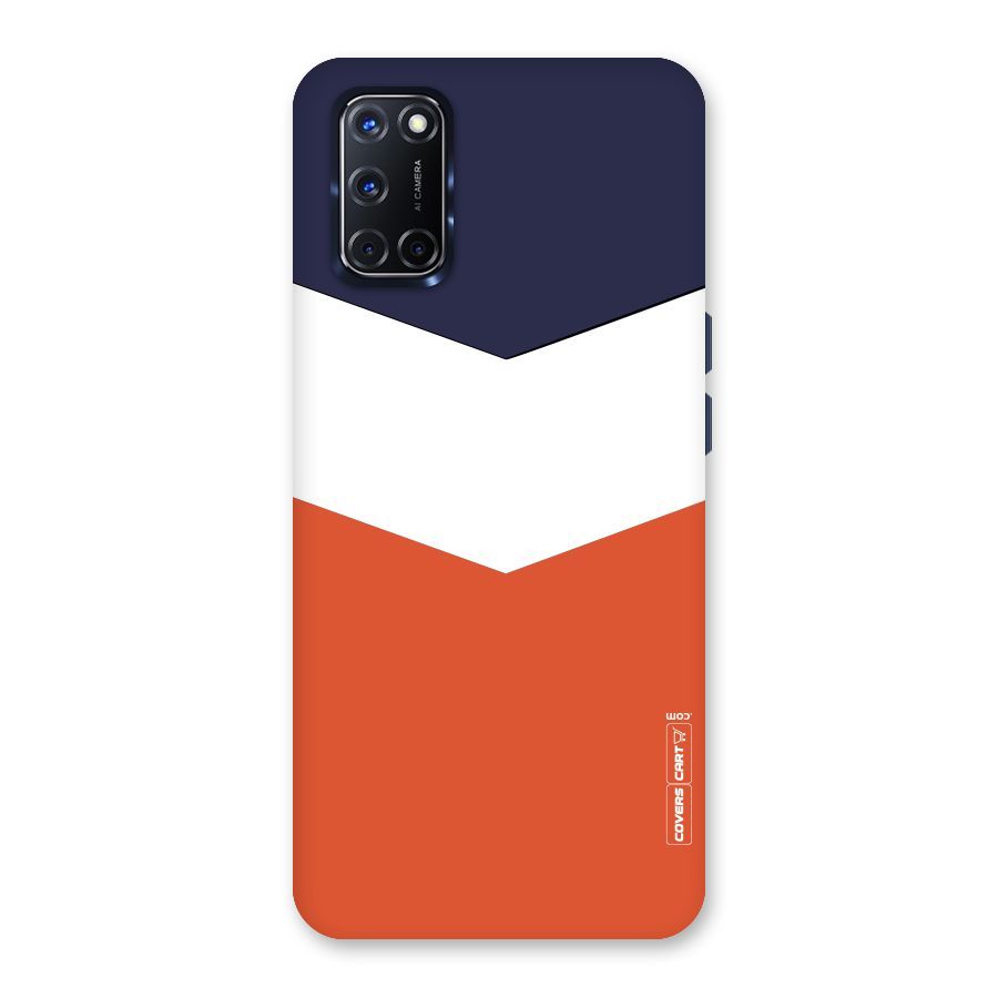 Three Colour Pattern Back Case for Oppo A52