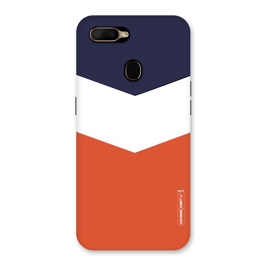 Three Colour Pattern Back Case for Oppo A5s