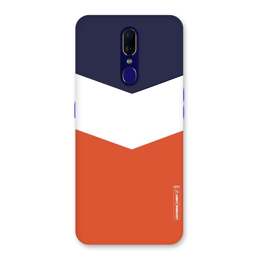 Three Colour Pattern Back Case for Oppo F11