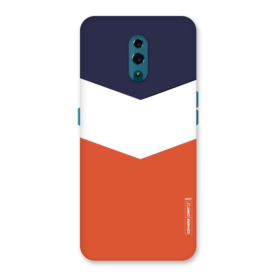 Three Colour Pattern Back Case for Oppo Reno