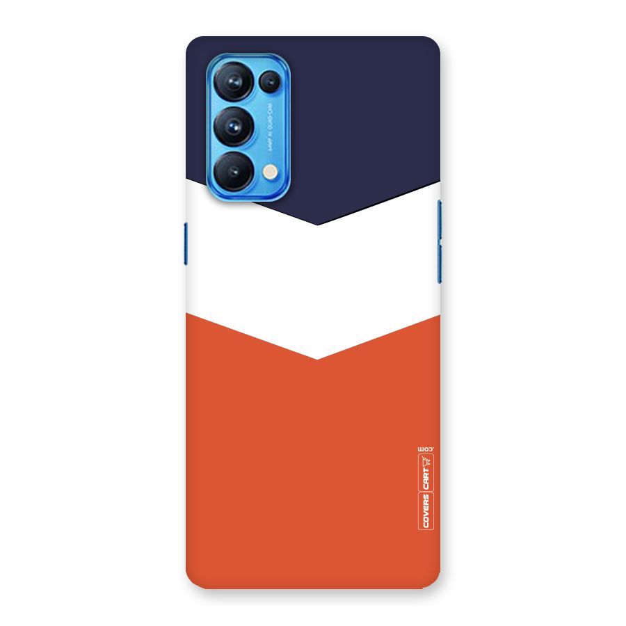 Three Colour Pattern Back Case for Oppo Reno5 Pro 5G