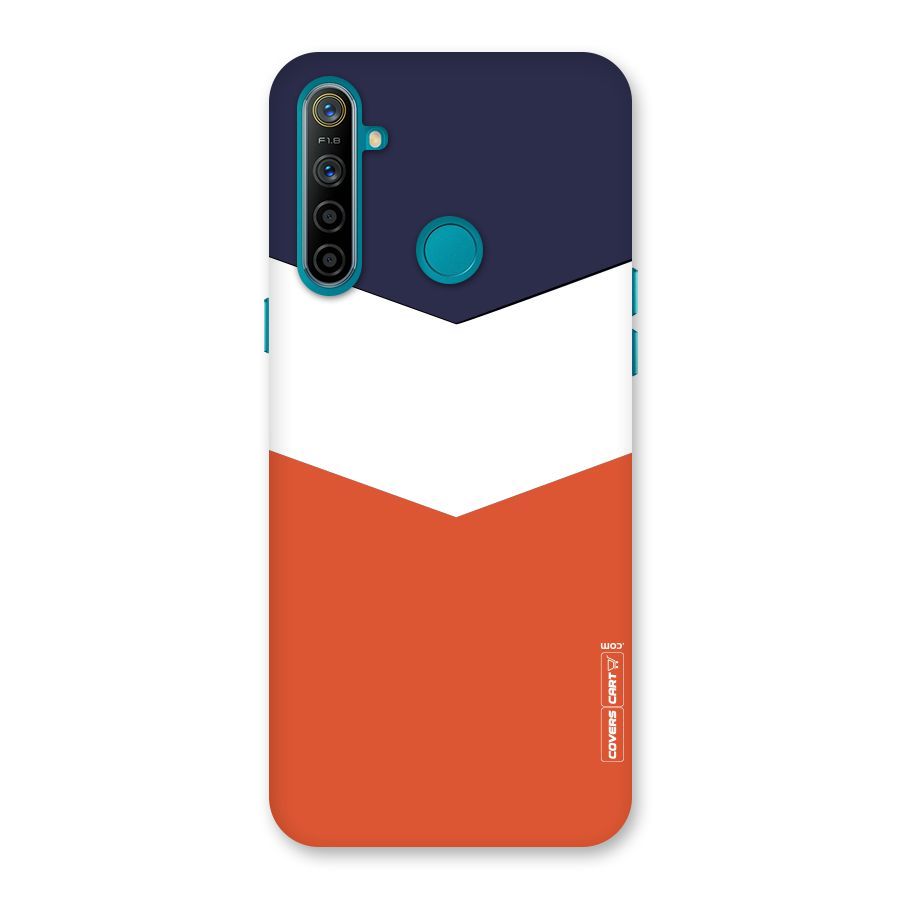 Three Colour Pattern Back Case for Realme 5i
