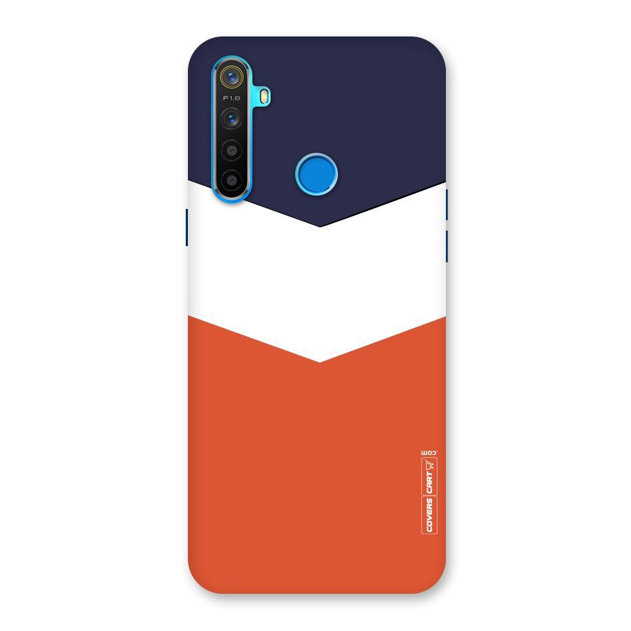 Three Colour Pattern Back Case for Realme 5s