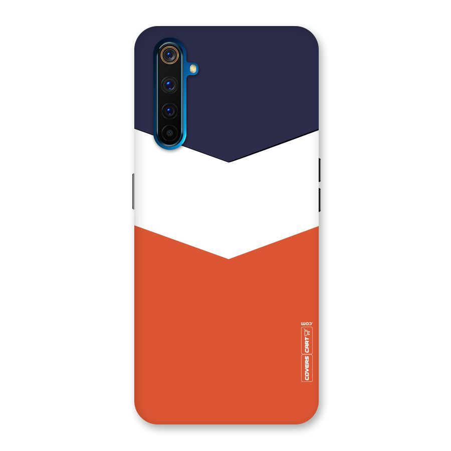 Three Colour Pattern Back Case for Realme 6 Pro