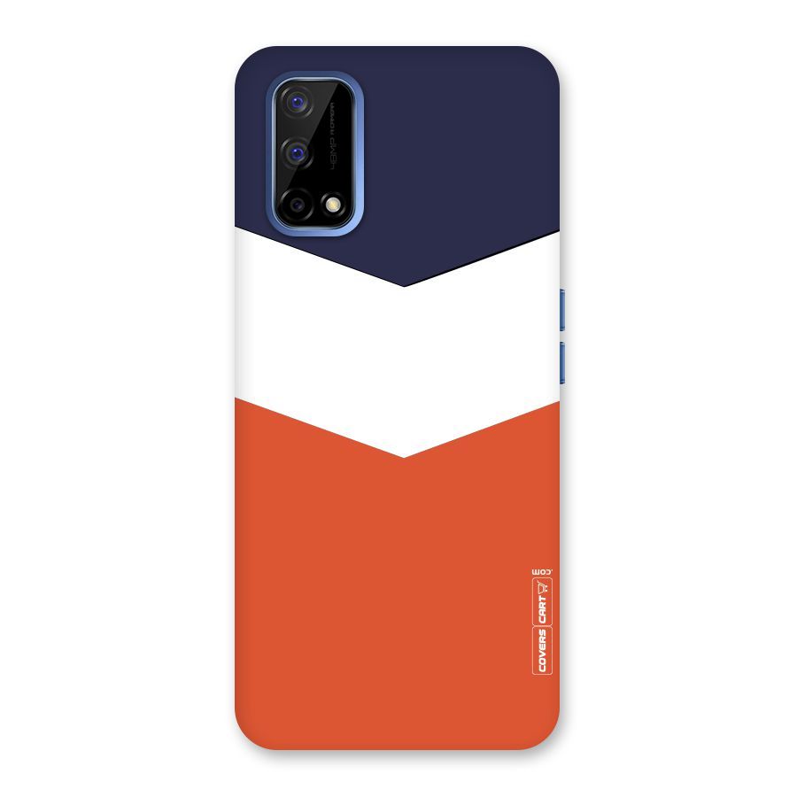Three Colour Pattern Back Case for Realme Narzo 30 Pro