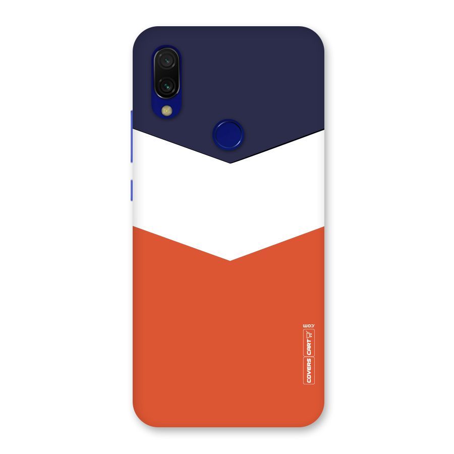 Three Colour Pattern Back Case for Redmi 7