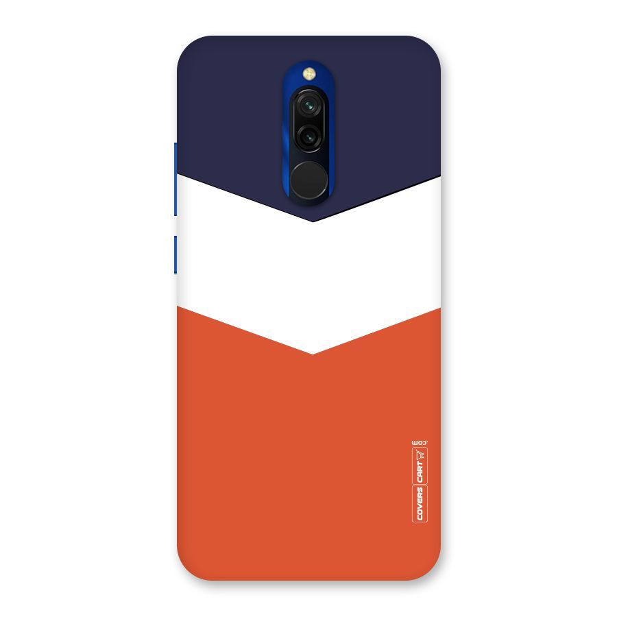 Three Colour Pattern Back Case for Redmi 8