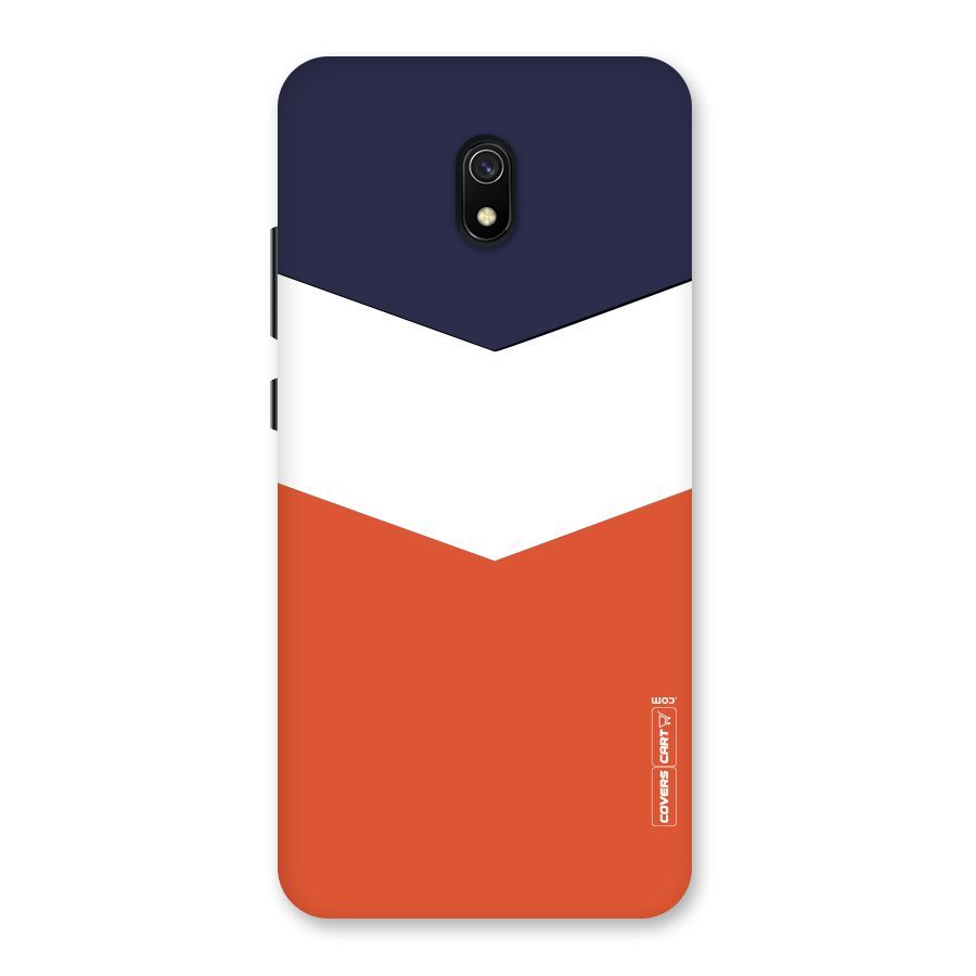 Three Colour Pattern Back Case for Redmi 8A