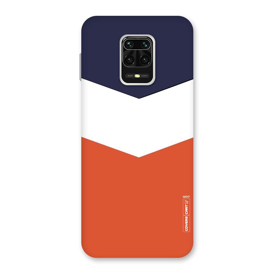 Three Colour Pattern Back Case for Redmi Note 9 Pro