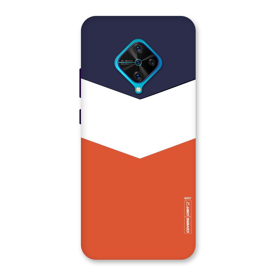 Three Colour Pattern Back Case for Vivo S1 Pro