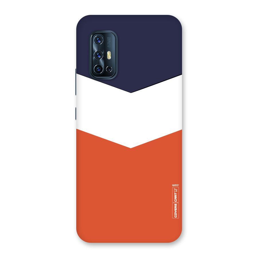 Three Colour Pattern Back Case for Vivo V17