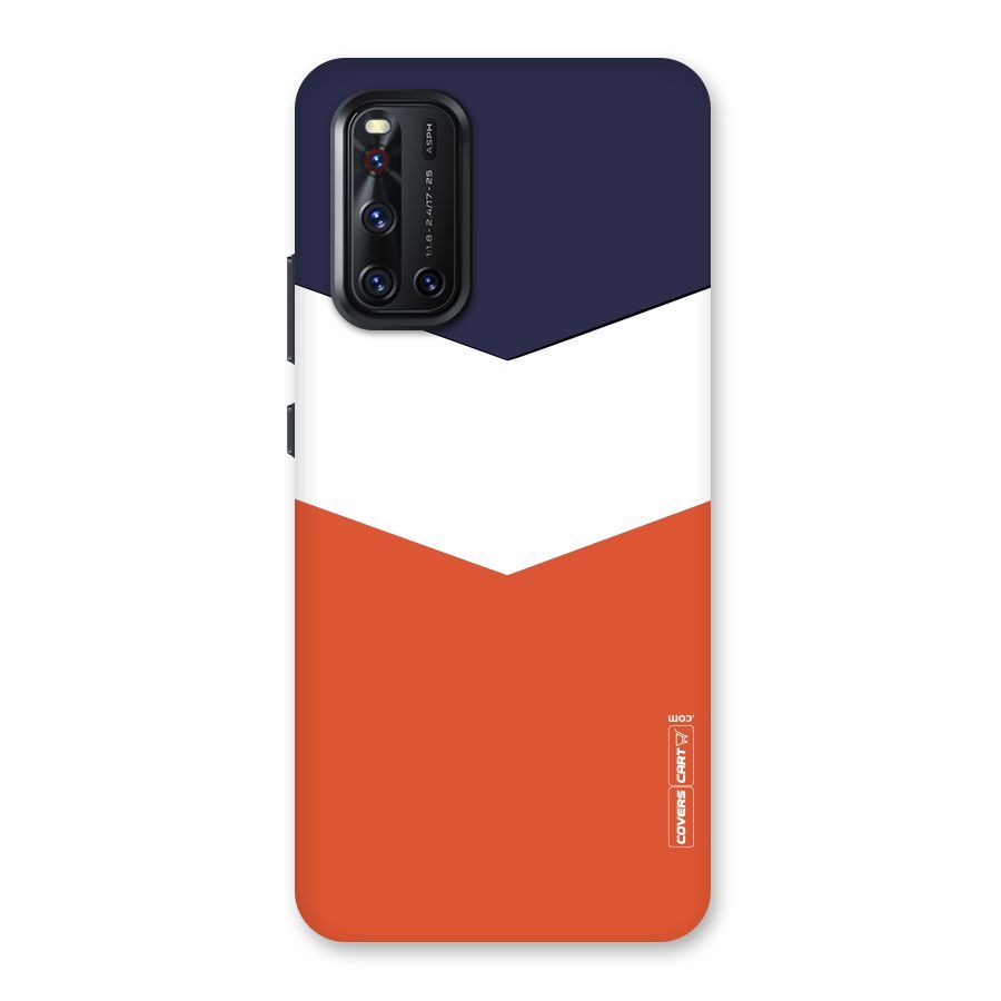 Three Colour Pattern Back Case for Vivo V19
