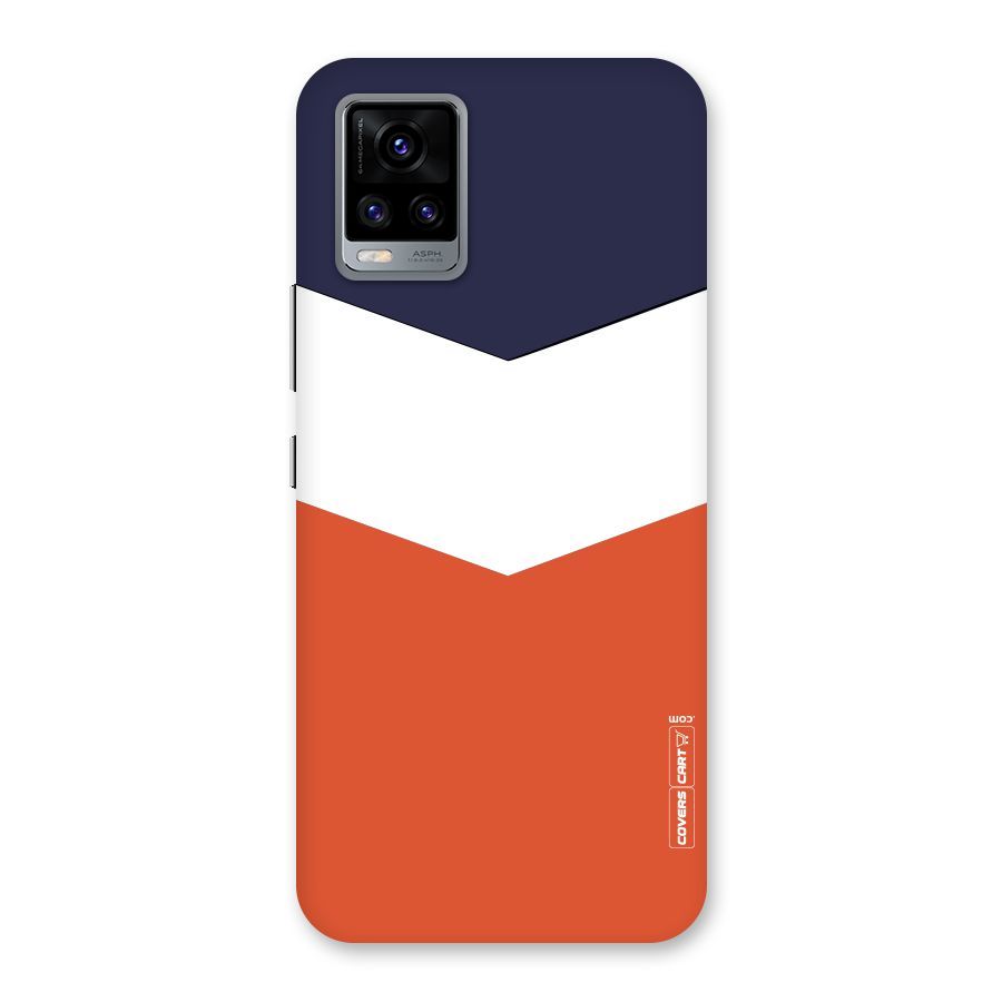 Three Colour Pattern Back Case for Vivo V20