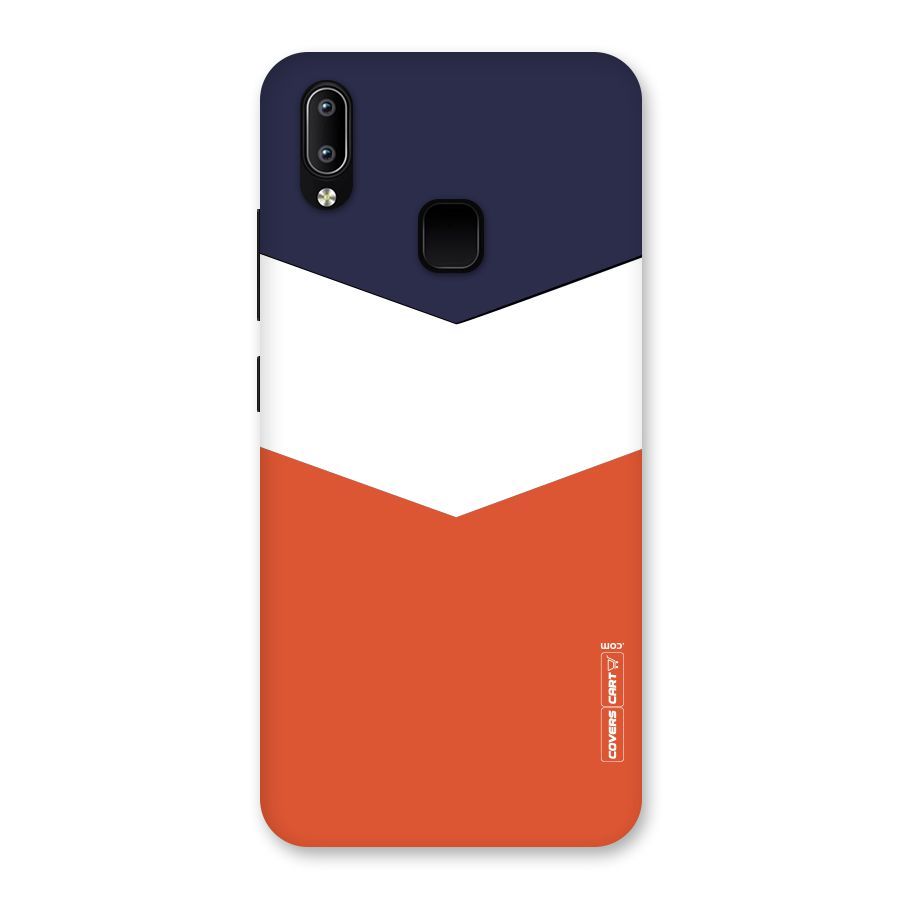 Three Colour Pattern Back Case for Vivo Y93