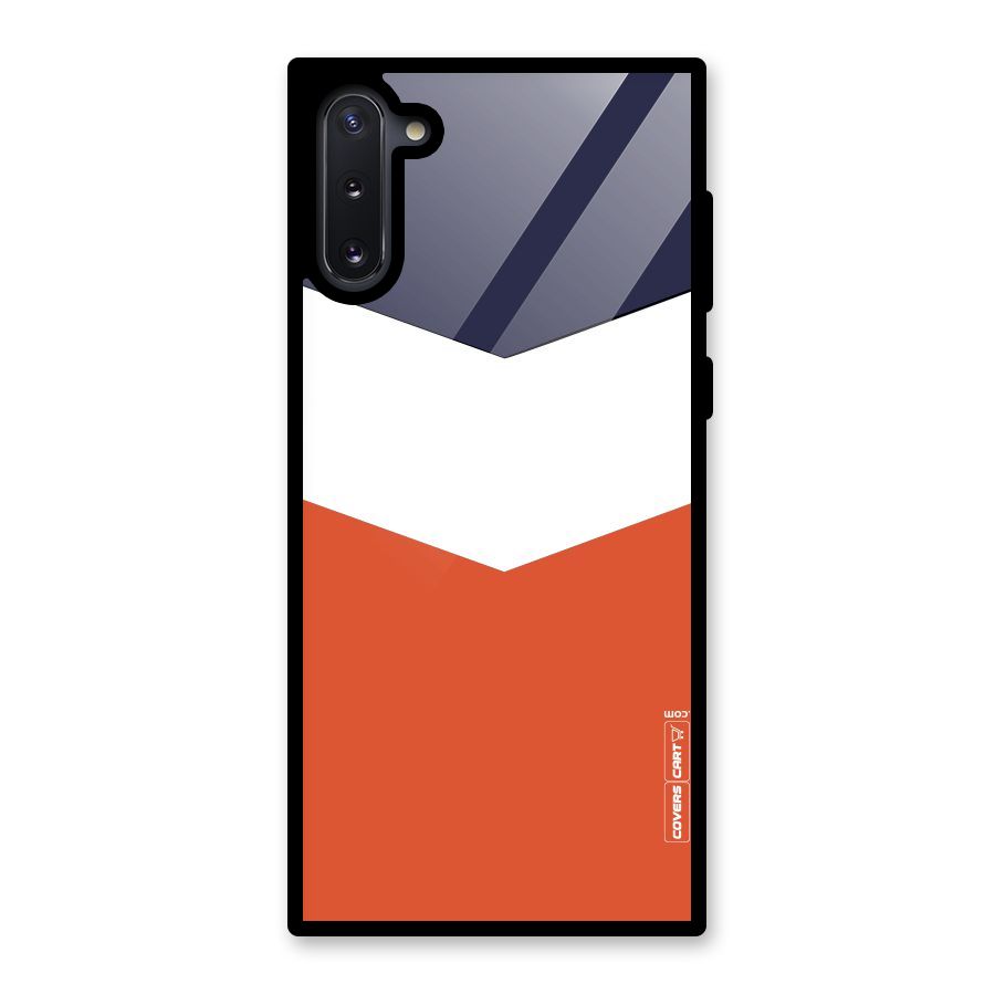 Three Colour Pattern Glass Back Case for Galaxy Note 10