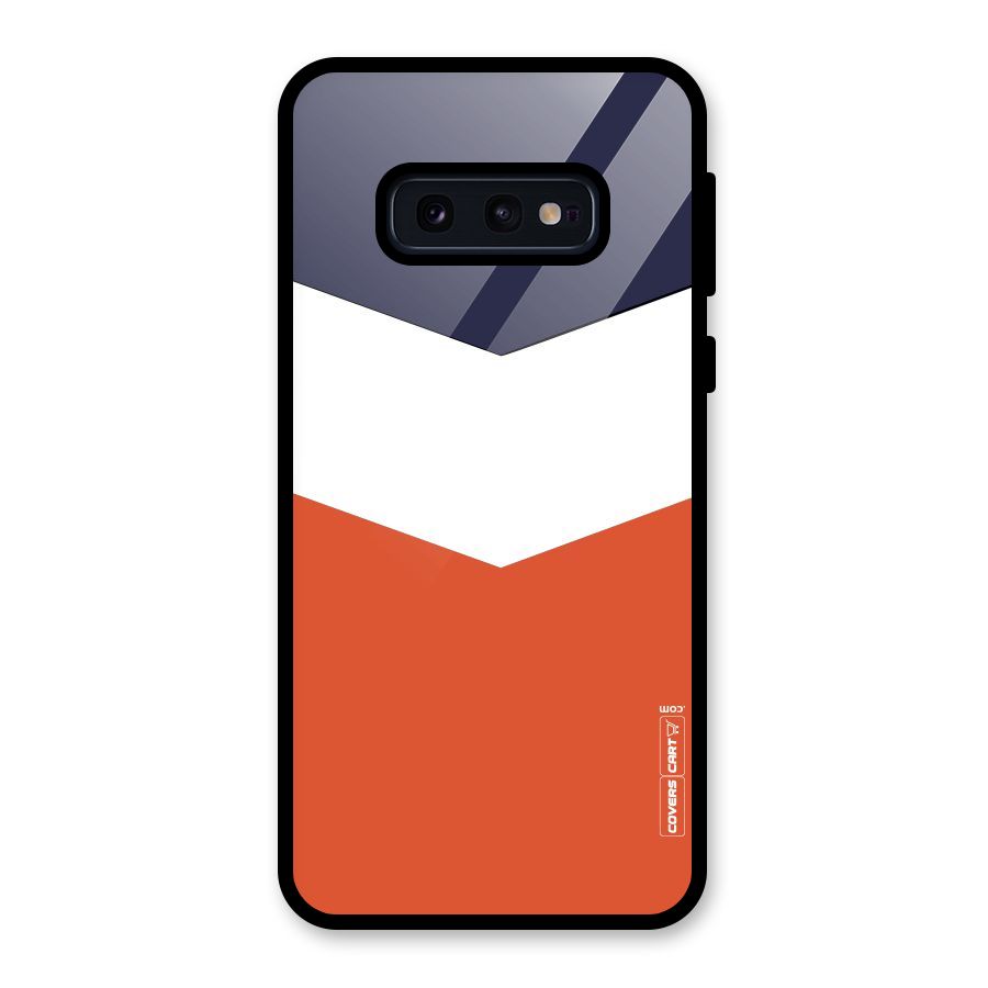 Three Colour Pattern Glass Back Case for Galaxy S10e