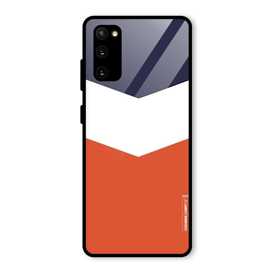 Three Colour Pattern Glass Back Case for Galaxy S20 FE 5G