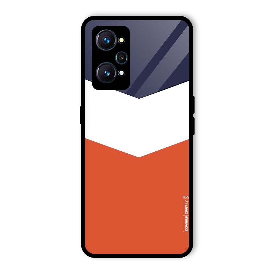 Three Colour Pattern Glass Back Case for Realme GT 2