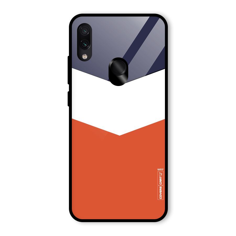 Three Colour Pattern Glass Back Case for Redmi Note 7 Pro