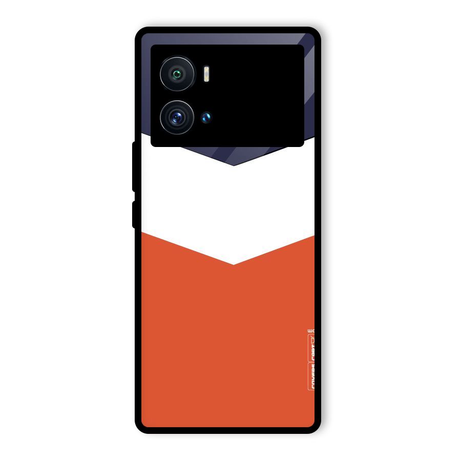 Three Colour Pattern Glass Back Case for Vivo iQOO 9 Pro