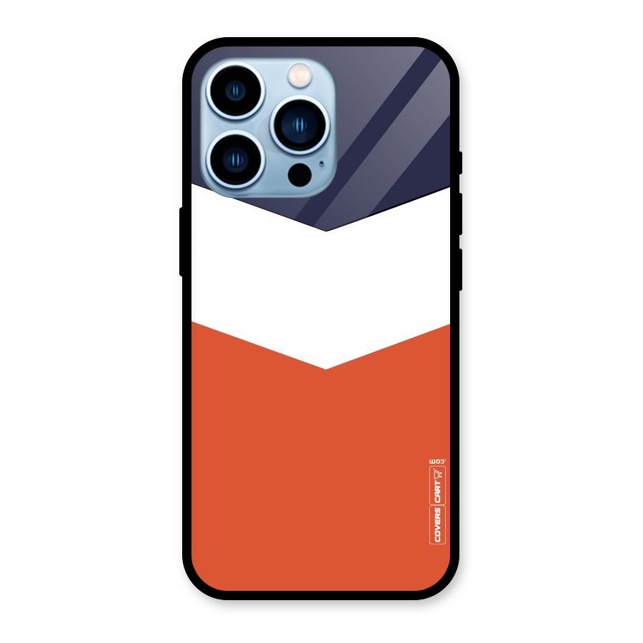 Three Colour Pattern Glass Back Case for iPhone 13 Pro