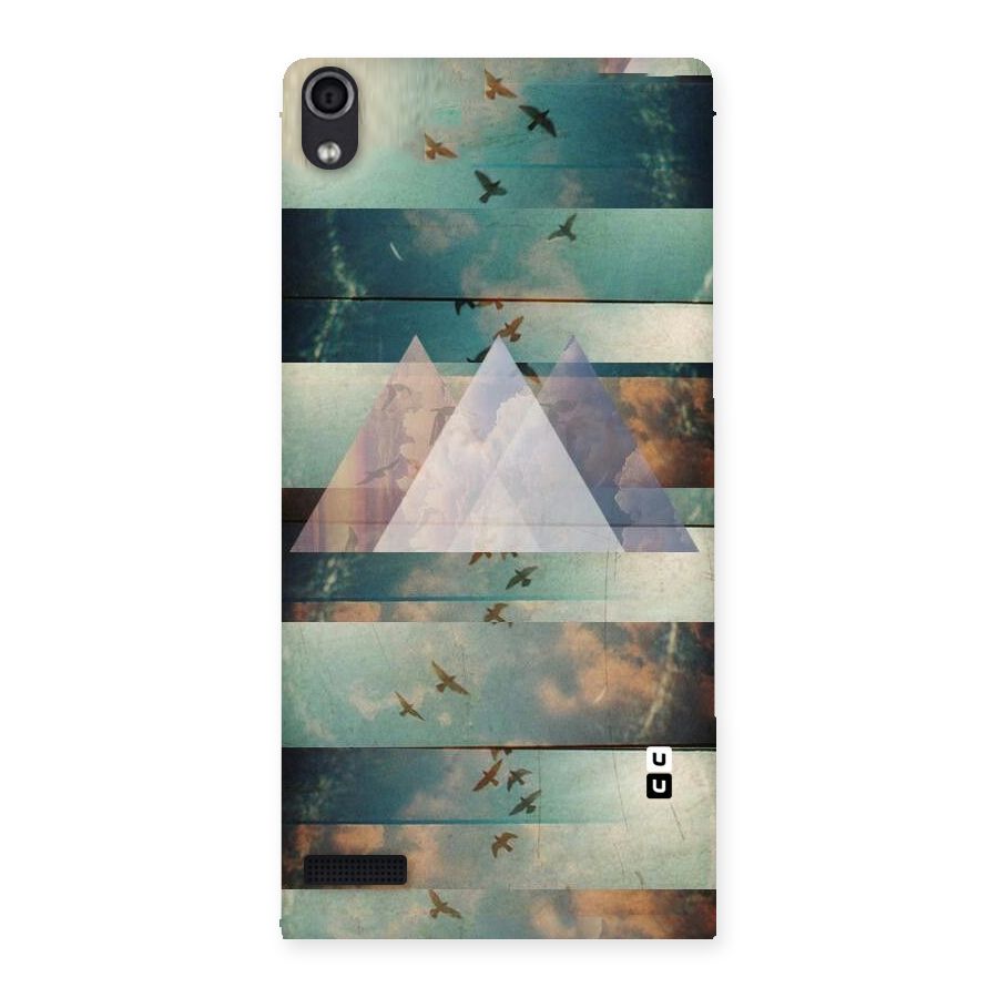 Three Triangles Back Case for Ascend P6