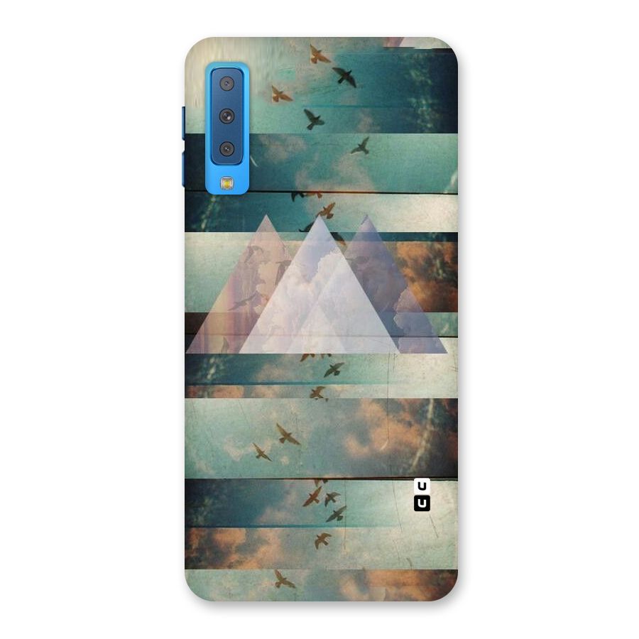 Three Triangles Back Case for Galaxy A7 (2018)