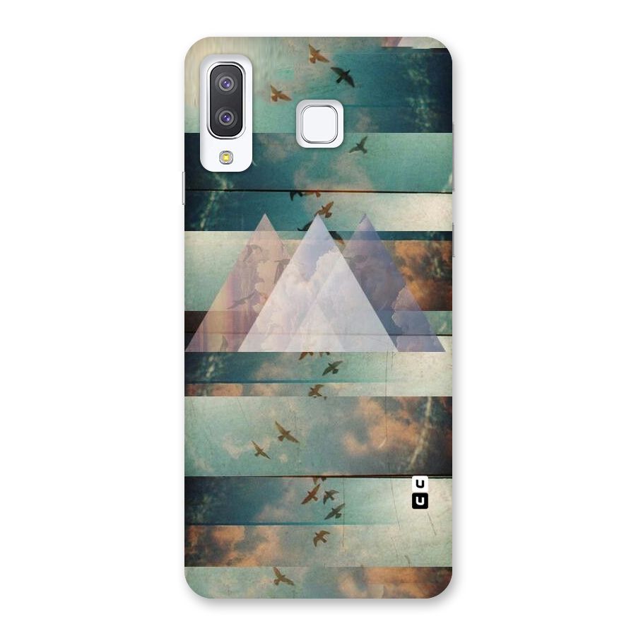 Three Triangles Back Case for Galaxy A8 Star