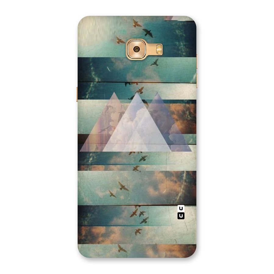 Three Triangles Back Case for Galaxy C9 Pro