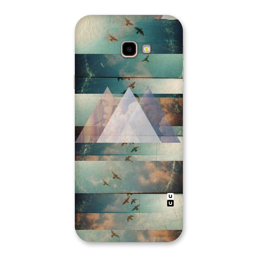 Three Triangles Back Case for Galaxy J4 Plus
