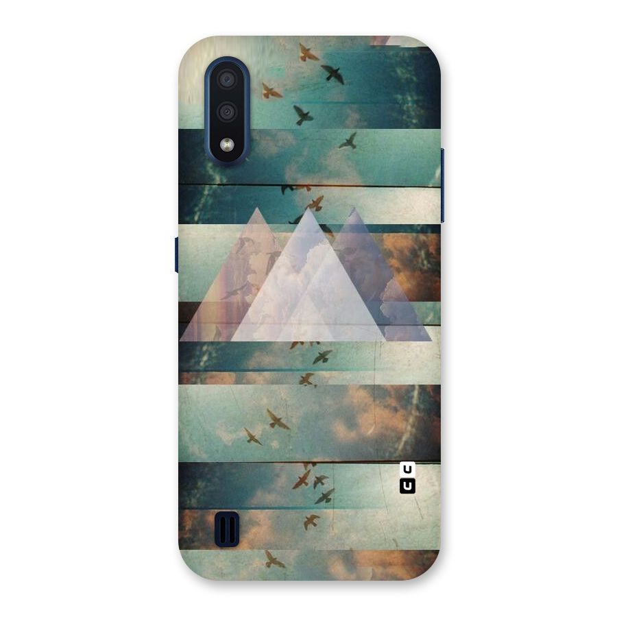 Three Triangles Back Case for Galaxy M01