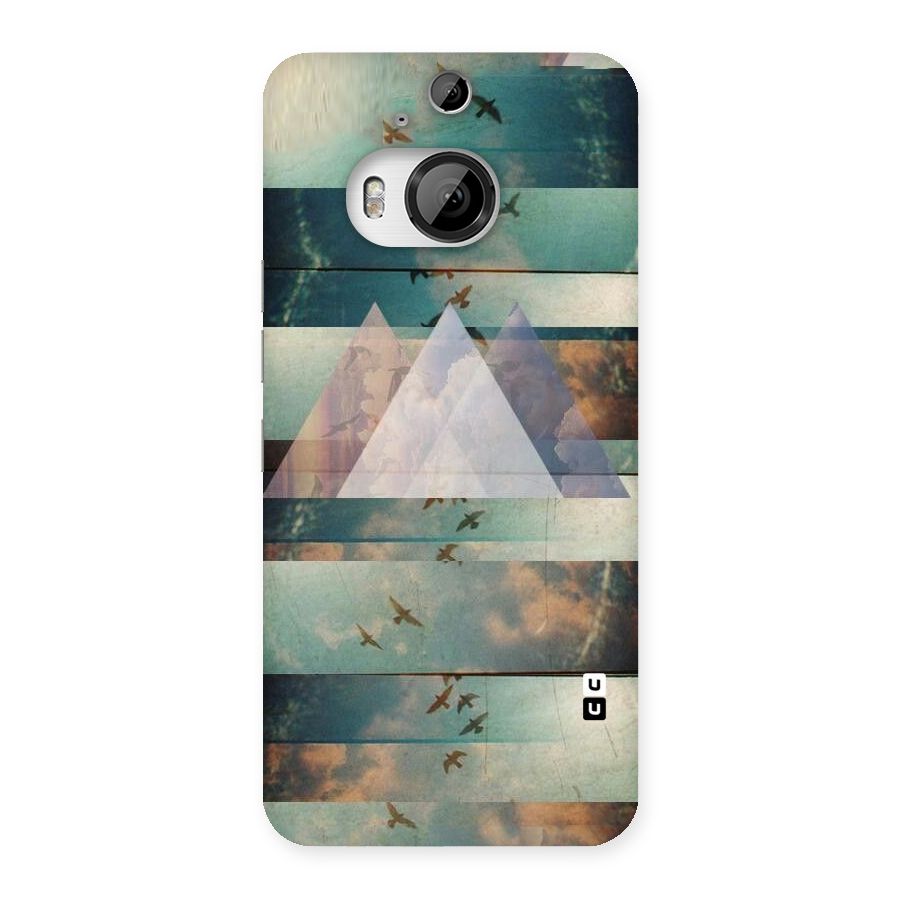Three Triangles Back Case for HTC One M9 Plus