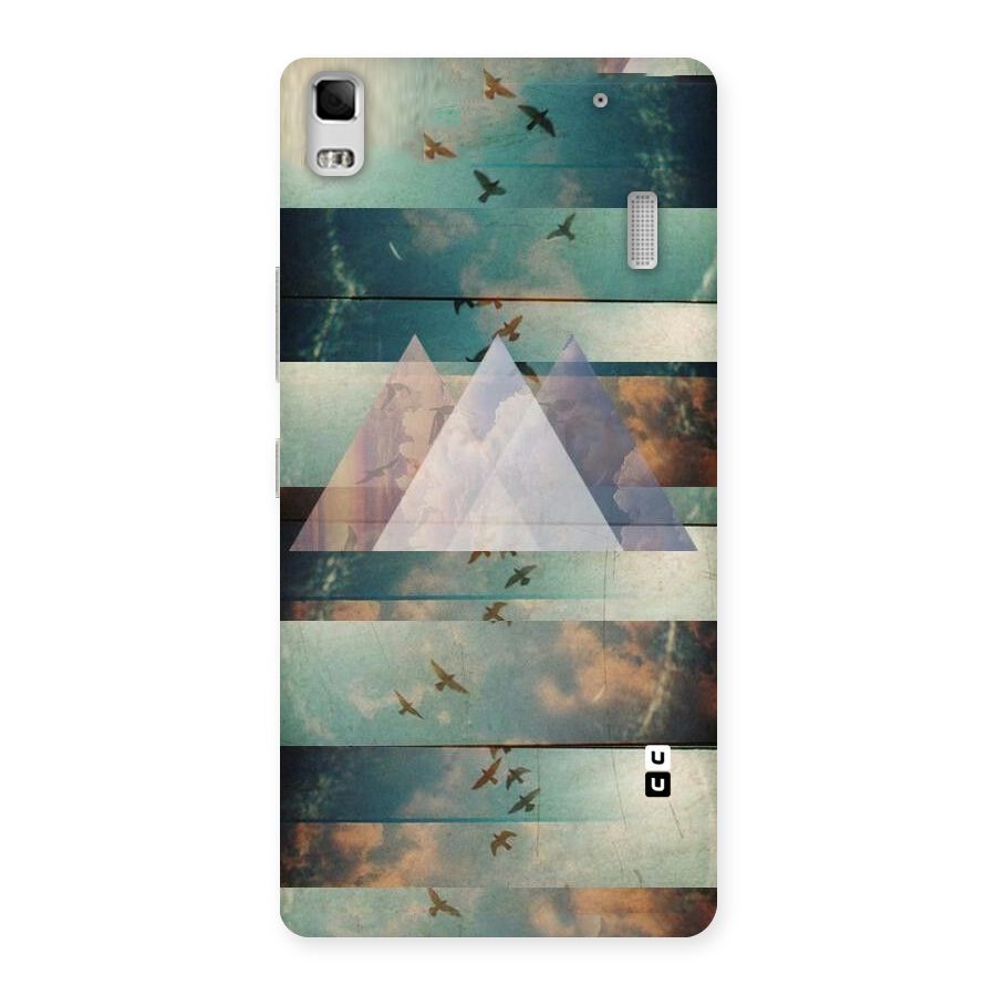 Three Triangles Back Case for Lenovo K3 Note