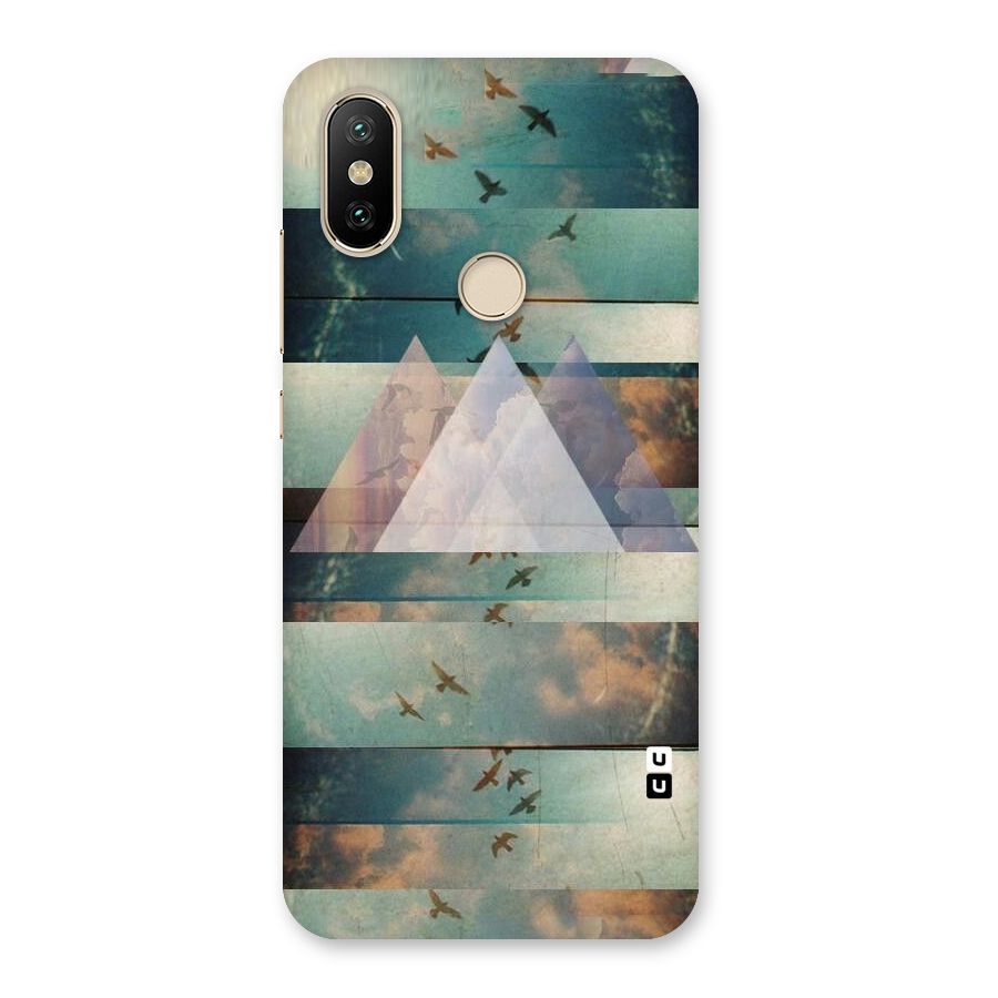 Three Triangles Back Case for Mi A2