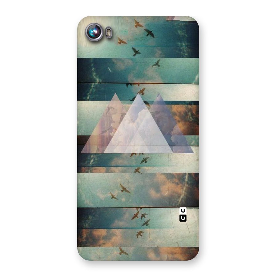 Three Triangles Back Case for Micromax Canvas Fire 4 A107
