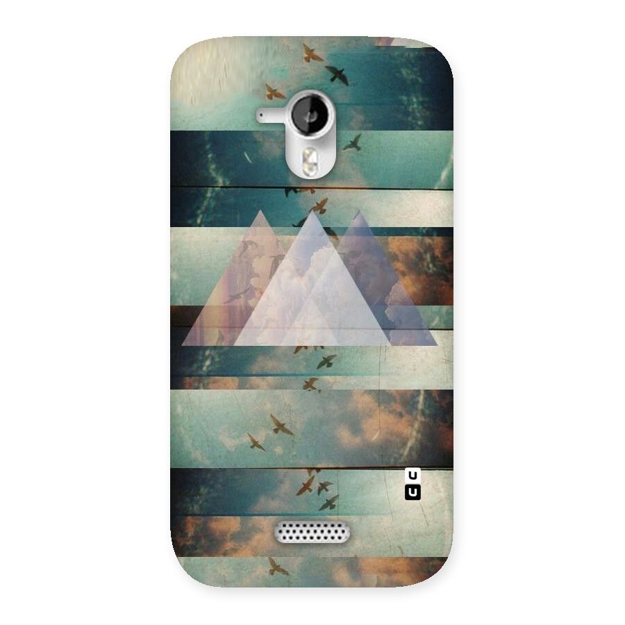 Three Triangles Back Case for Micromax Canvas HD A116