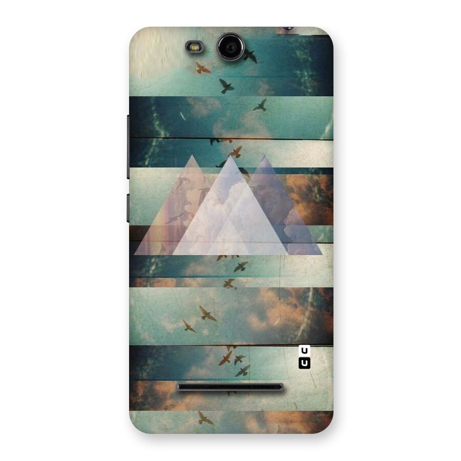 Three Triangles Back Case for Micromax Canvas Juice 3 Q392