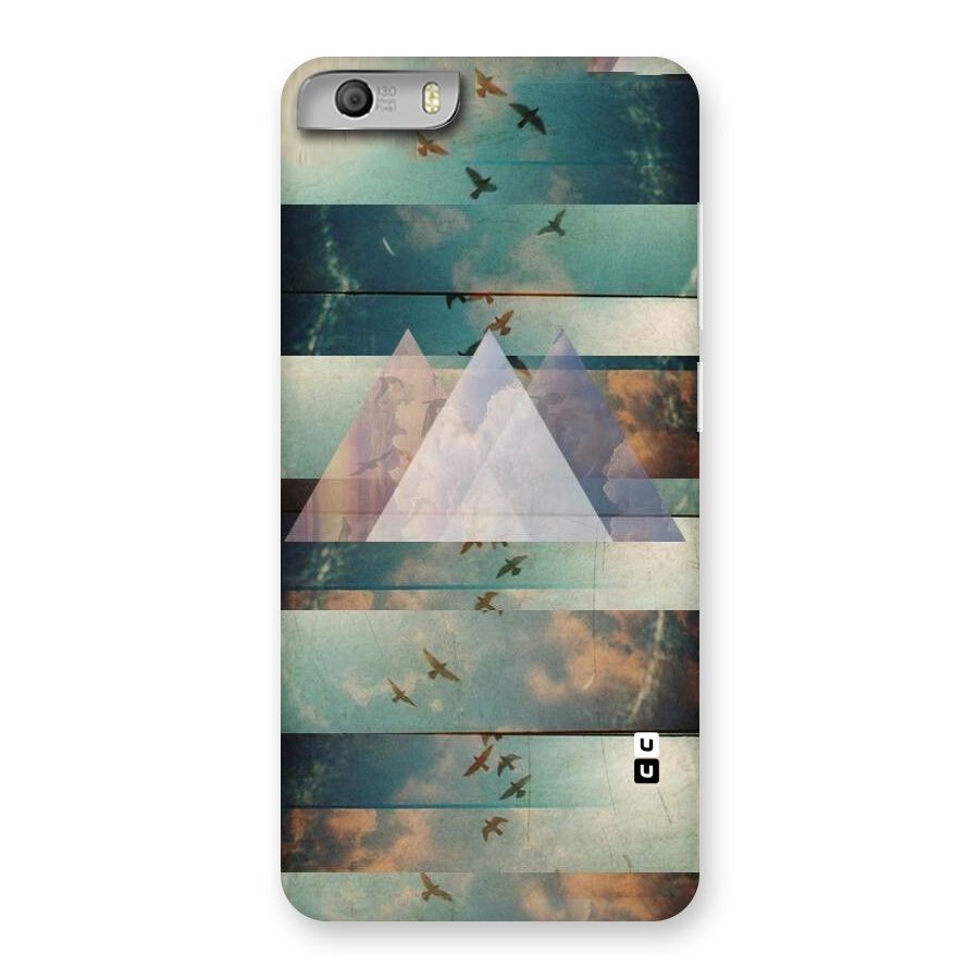 Three Triangles Back Case for Micromax Canvas Knight 2