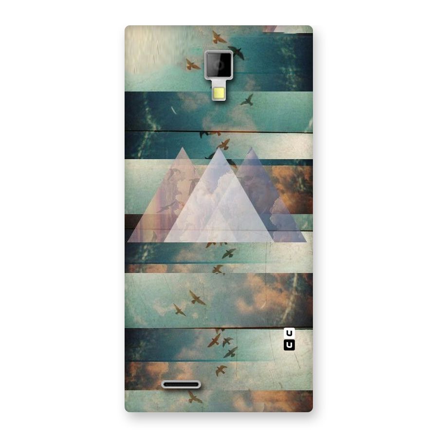 Three Triangles Back Case for Micromax Canvas Xpress A99
