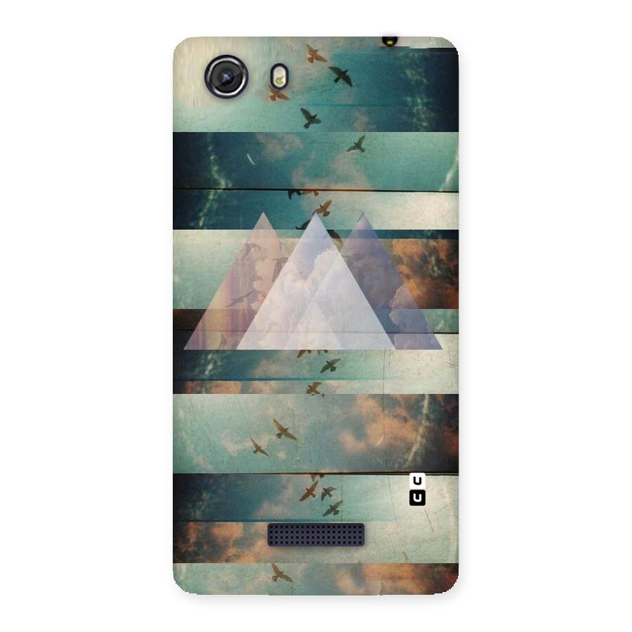 Three Triangles Back Case for Micromax Unite 3